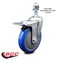 Service Caster 5 Inch Blue Polyurethane Swivel 12mm Stem Caster with Total Lock Brake SCC SCC-TSTTL20S514-PPUB-BLUE-M1215 - alternate 4